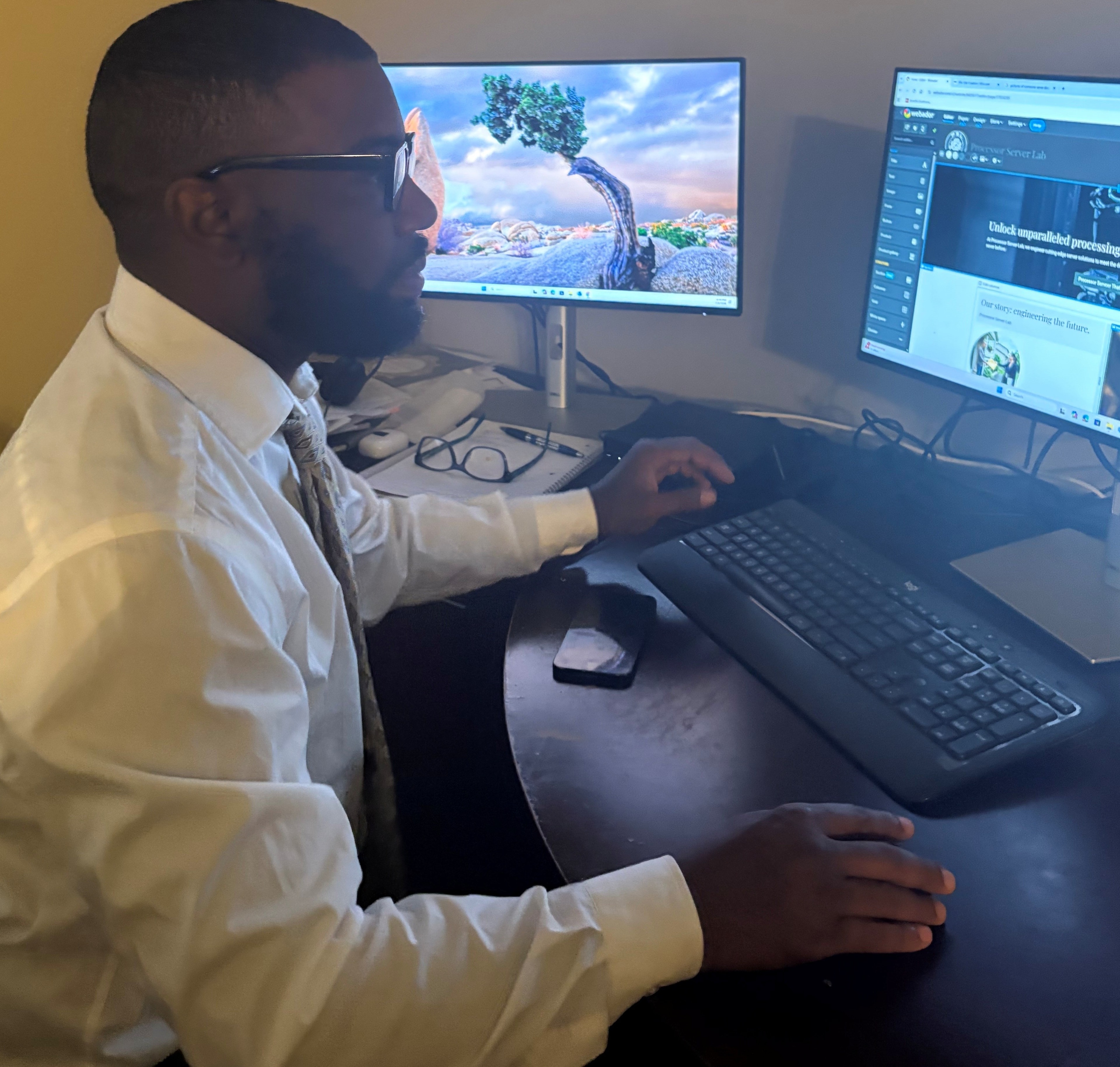 Attorney reviewing legal documents
